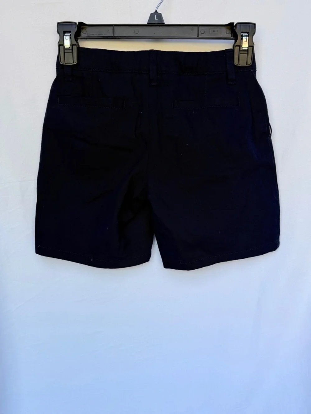 GAP Navy Chino Kids Shorts with Pink Waist Lining